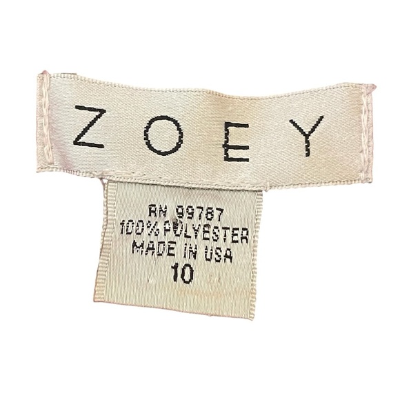 Zoey Women’s Red With Black Frog Toggle Closure Dressy Blazer Jacket Sz 10 - Picture 10 of 10